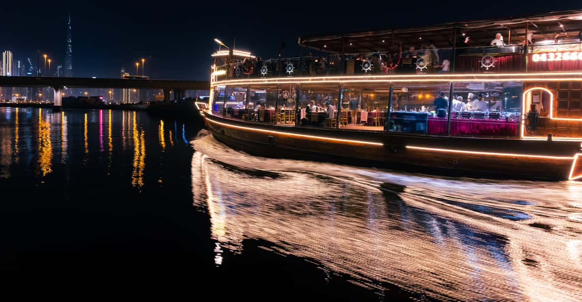 Dubai: İsteğe Bağlı Transferler ile Lüks Kanal Akşam Yemeği Gezisi
